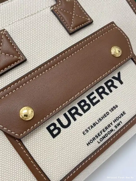 Official FirstBag Ru BURBERRY TOTE Mini Freya 0528